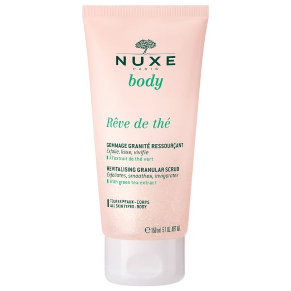 Body R&ecirc;ve de th&eacute; Gommage granit&eacute; ressour&ccedil;ant Nuxe - tube de 150 ml