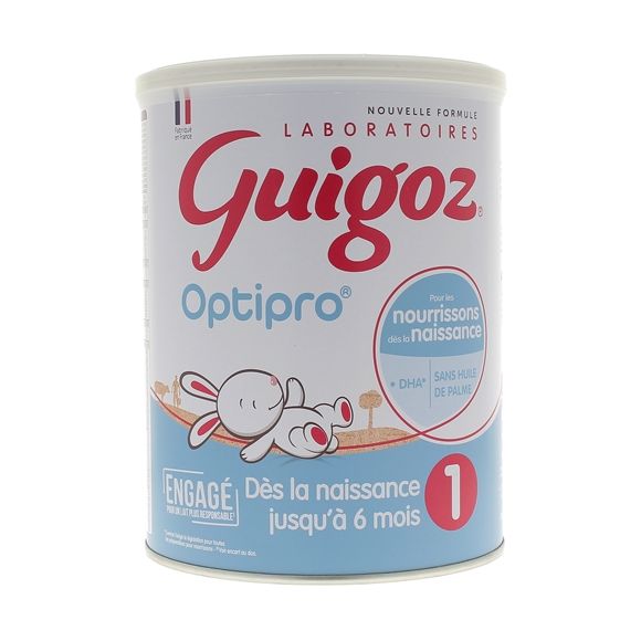 Optipro Lait premier &acirc;ge d&egrave;s la naissance Guigoz - pot de 780 g