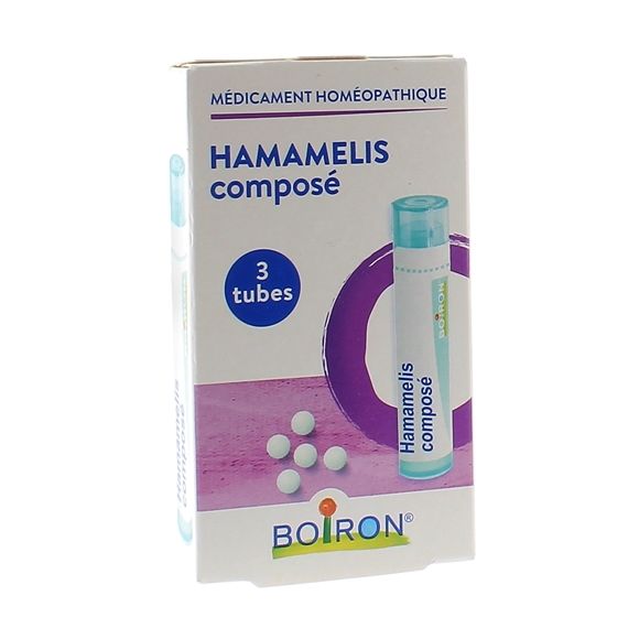 HAMAMELIS compos&eacute; granules Boiron - 3 tubes de 4g