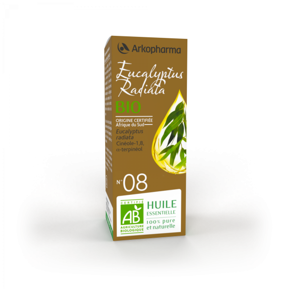 Huile essentielle Eucalyptus Radiata bio n&deg;08 Arkopharma - flacon de 10 ml