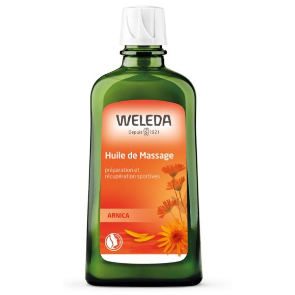 Huile de massage &agrave; l'Arnica Weleda - flacon de 200 ml