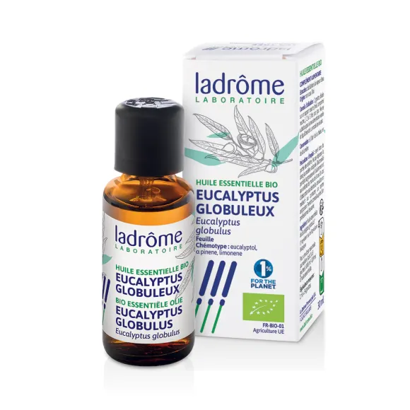 Huile essentielle Eucalyptus globuleux bio Ladr&ocirc;me - flacon de 30ml