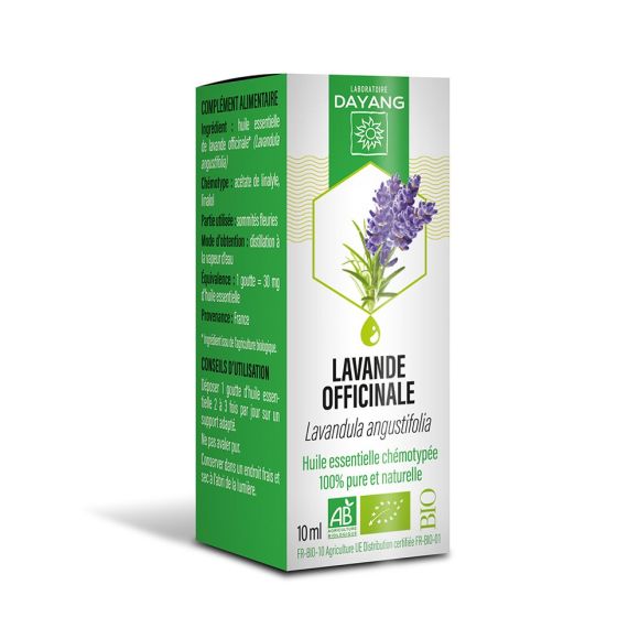 Huile essentielle Lavande officinale bio Dayang - flacon de 10ml