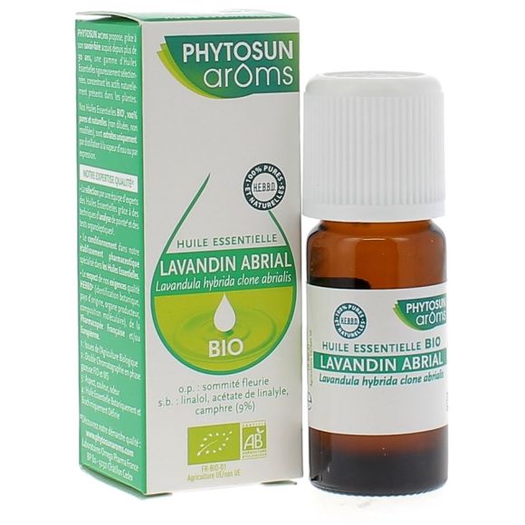 Huile essentielle Lavandin abrial BIO Phytosun Ar&ocirc;ms - Flacon de 10 ml