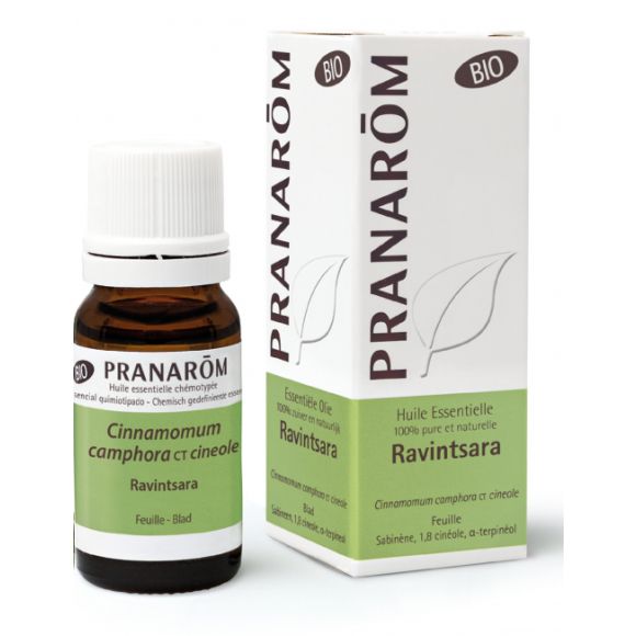 Huile essentielle de Ravintsara Bio Pranar&ocirc;m - flacon de 10 ml