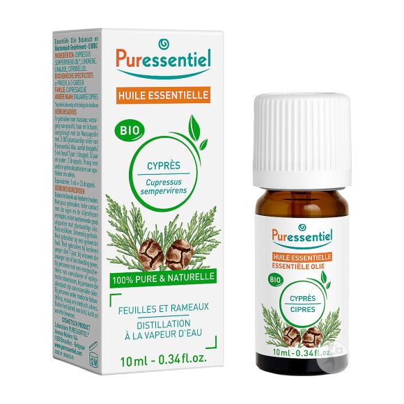 Huile essentielle bio Cypr&egrave;s Puressentiel - flacon de 10 ml
