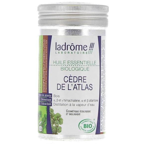 Huile essentielle c&egrave;dre de l'atlas Bio Ladr&ocirc;me - Flacon de 10 ml