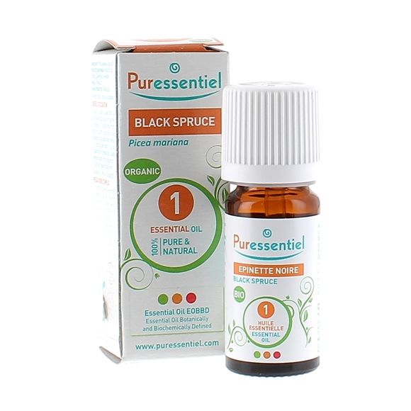 Huile essentielle d'&eacute;pinette noire bio Puressentiel - flacon de 5ml