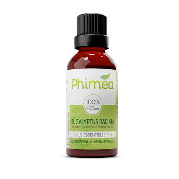 Huile essentielle d'eucalyptus radi&eacute; bio Phimea - flacon de 30 ml