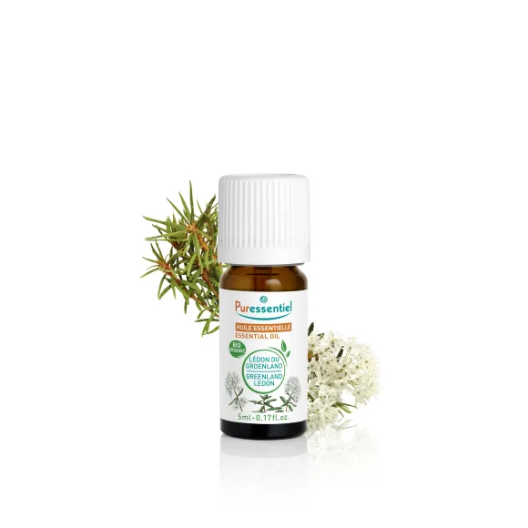 Huile essentielle l&eacute;don du groenland bio Puressentiel - flacon de 5ml