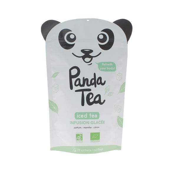 Iced tea d&eacute;tox menthe citron Panda Tea - 28 sachets