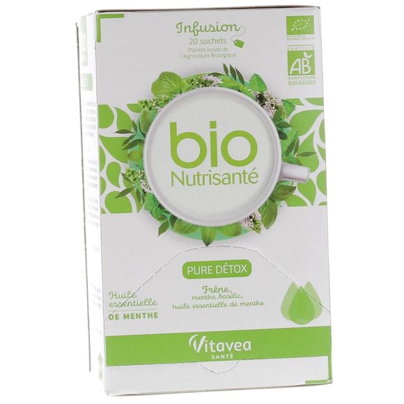 Infusion Pure D&eacute;tox Nutrisant&eacute; - bo&icirc;te de 20 sachets