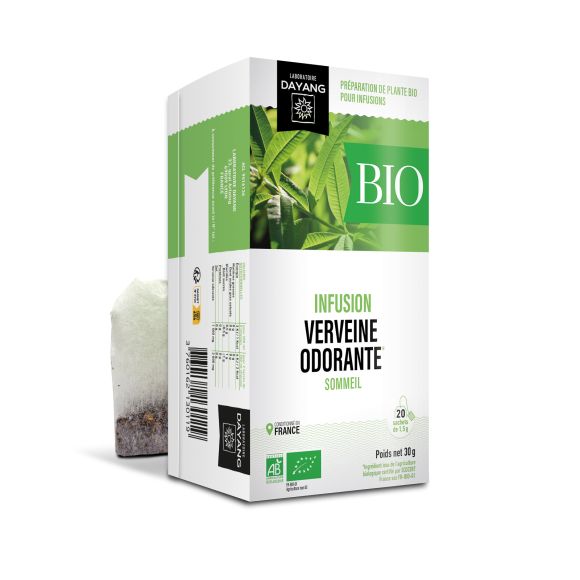 Infusion Verveine odorante sommeil bio Dayang - bo&icirc;te de 20 sachets