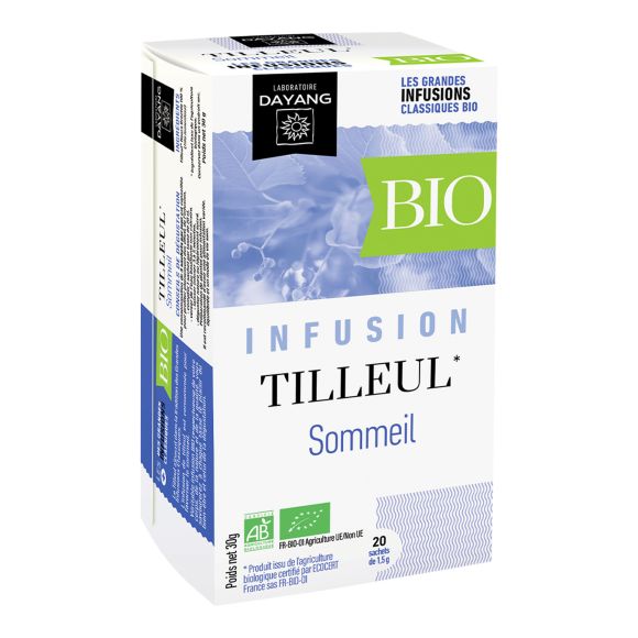 Infusion tilleul Bio sommeil Dayang - bo&icirc;te de 20 sachets
