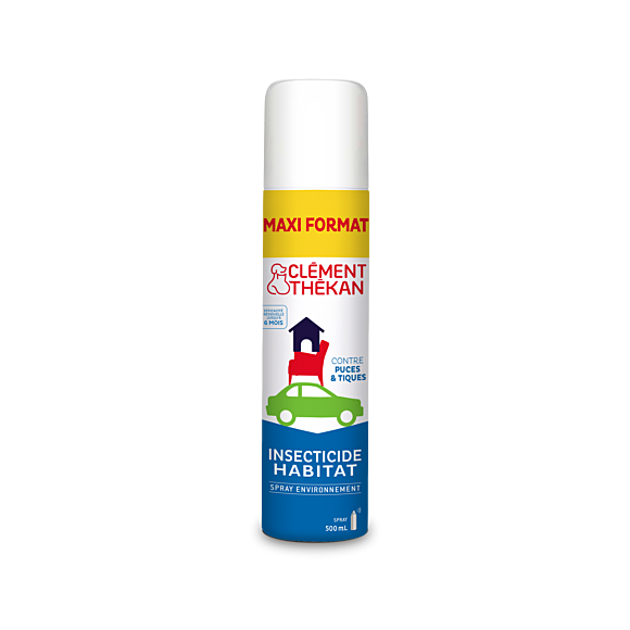 Insecticide habitat Cl&eacute;ment Th&eacute;kan - spray de 500ml