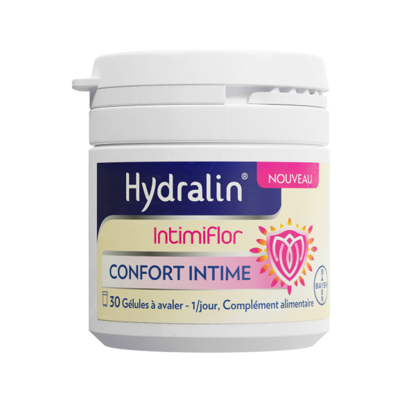 Hydralin IntimiFlor confort intime - pot de 30 g&eacute;lules