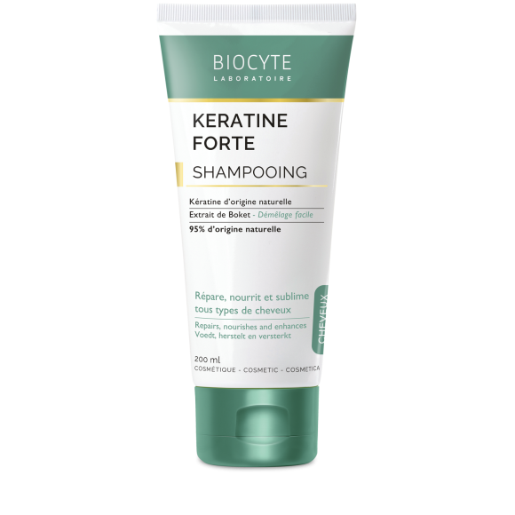 K&eacute;ratine forte shampooing Biocyte - tube de 200 ml