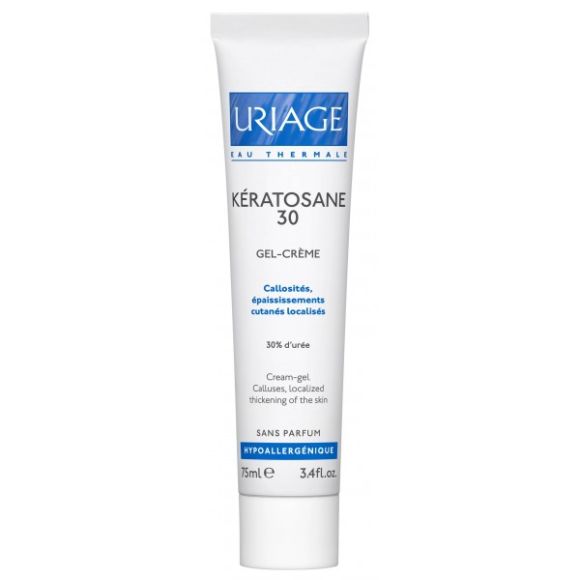 K&eacute;ratosane 30 gel-cr&egrave;me Uriage - tube de 75 ml