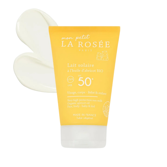Lait solaire b&eacute;b&eacute; SPF50 La Ros&eacute;e - tube de 125ml