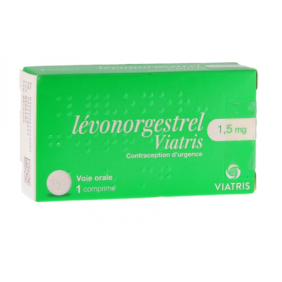 Levonorgestrel 1,5mg Viatris - bo&icirc;te de 1 comprim&eacute;