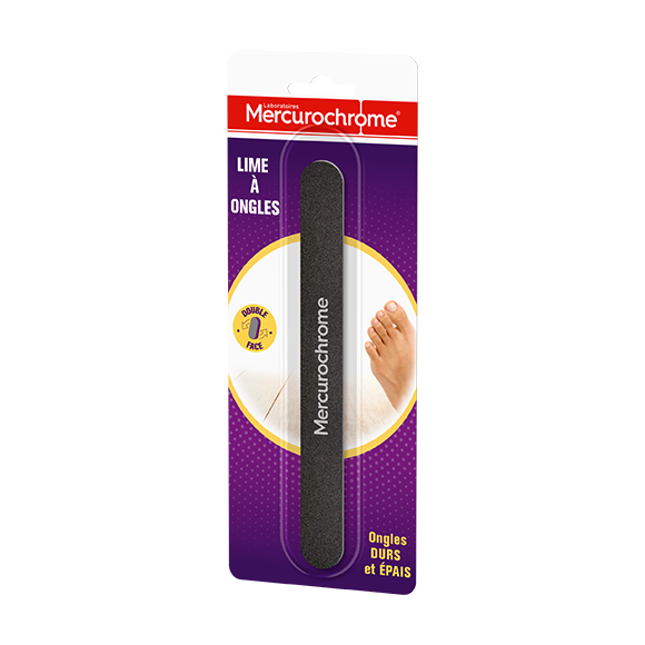 Lime &agrave; ongles Mercurochrome - une lime