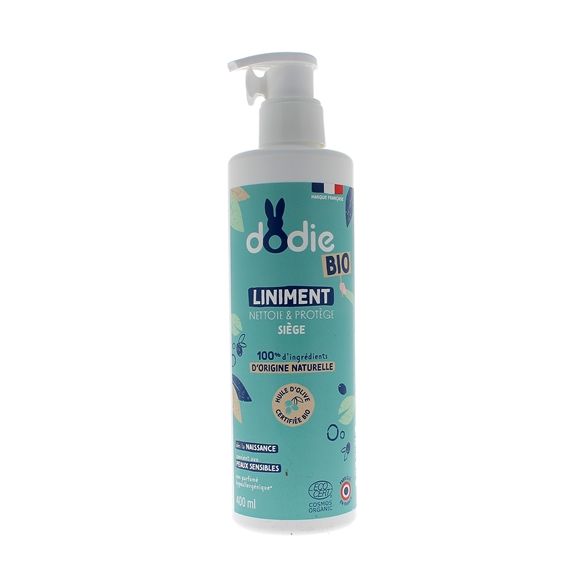 Liniment si&egrave;ge bio Dodie - flacon pompe de 400ml