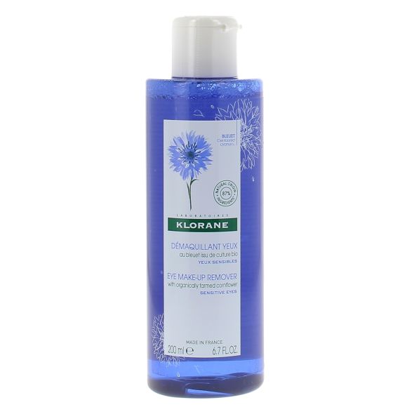 Lotion florale d&eacute;maquillante au bleuet apaisant Klorane - flacon de 200 ml