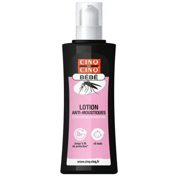 Lotion anti-moustiques b&eacute;b&eacute; Cinq sur Cinq - spray de 100ml
