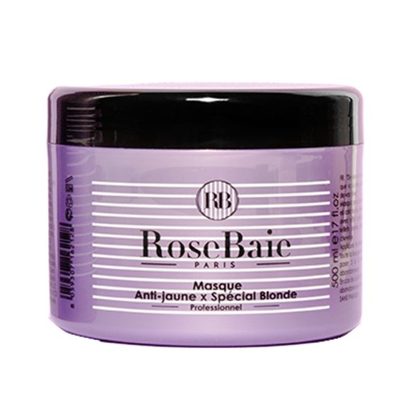 Masque anti-jaune et sp&eacute;cial blonde RoseBaie - pot de 500ml