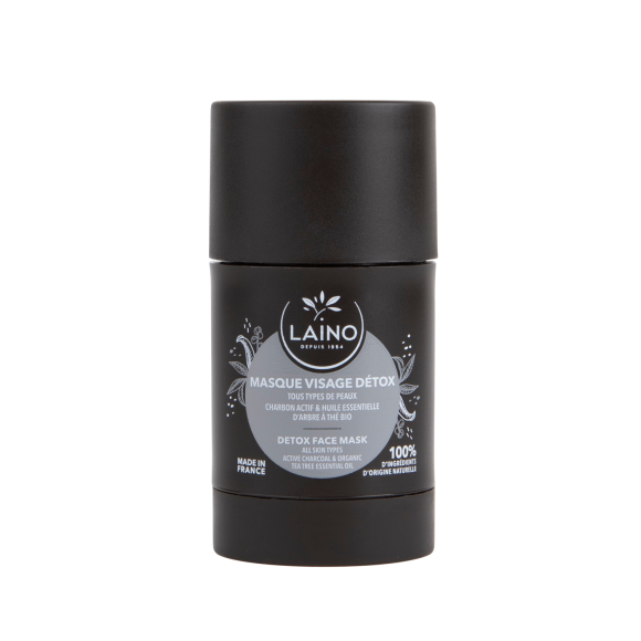 Masque visage en stick d&eacute;tox Laino - stick de 65g