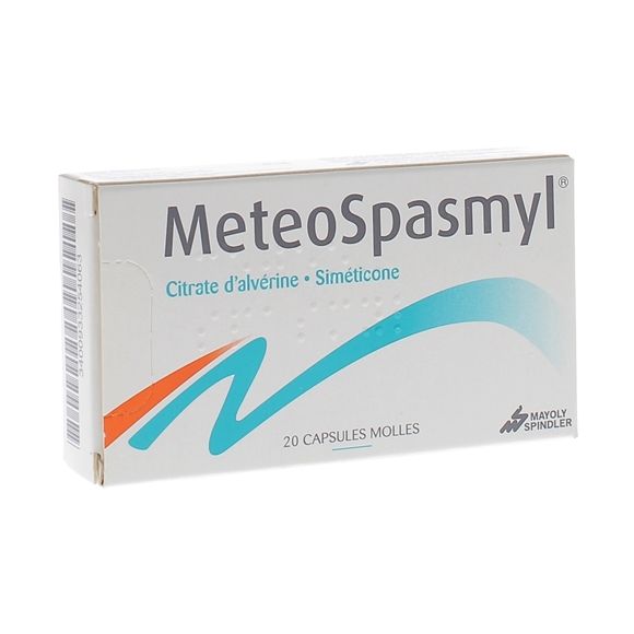 Meteospasmyl capsule molle - boite de 20 capsules