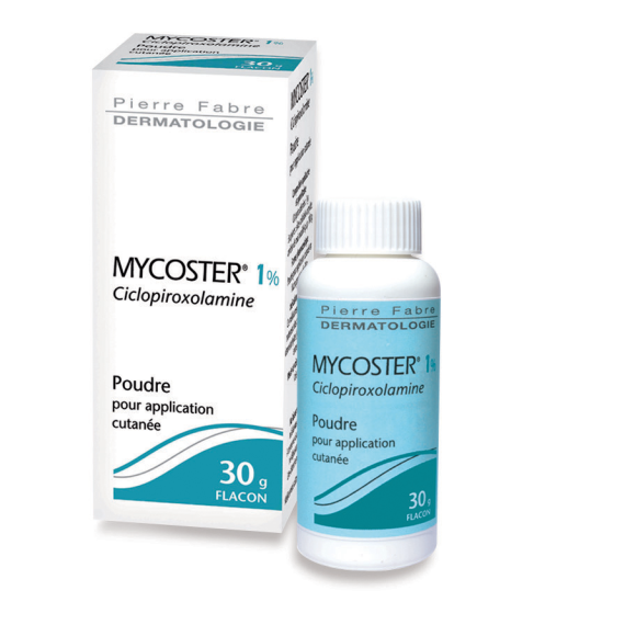 Mycoster 1% poudre pour application cutan&eacute;e - flacon de 30g