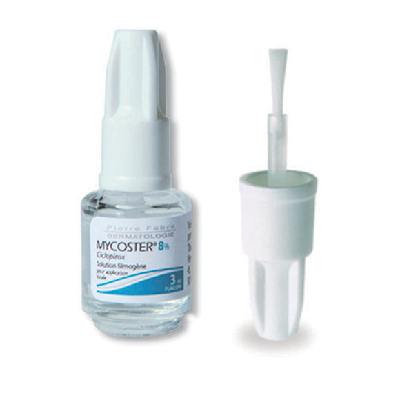 Mycoster 8% solution filmog&egrave;ne pour application locale en flacon - flacon de 3ml