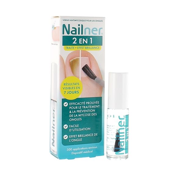 Nailner mycose des ongles 2 en 1 Novodex - flacon de 5 ml