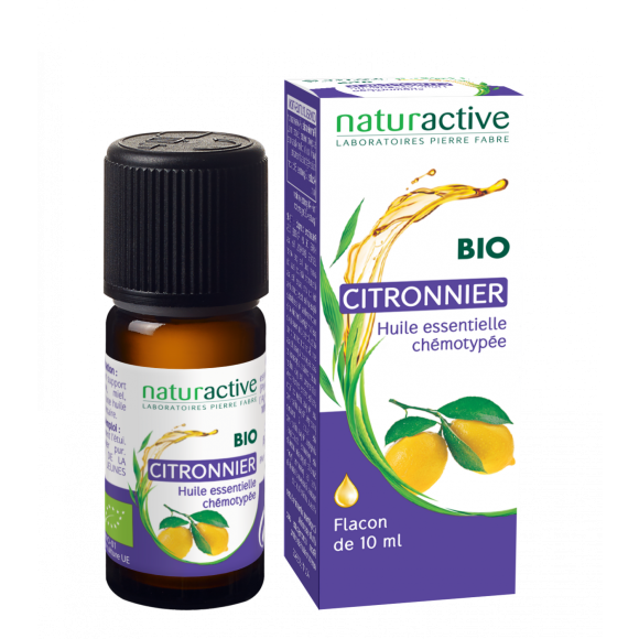 Huile essentielle  de citronnier BIO Naturactive - flacon de 10 ml