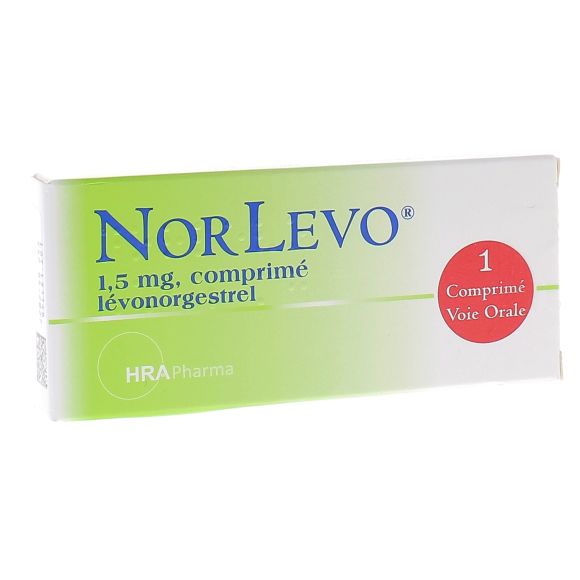 Norlevo 1,5 mg comprim&eacute; l&eacute;vonorgestrel - 1 comprim&eacute;