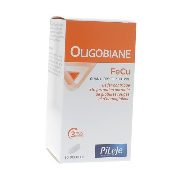 Oligobiane FeCu fer cuivre PileJe - bo&icirc;te de 90 g&eacute;lules
