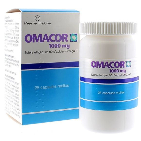 Omacor 1000 mg Pierre Fabre - 28 capsules molles