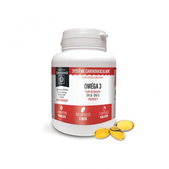 Omega 3 EPA 18 DHA 12 Dayang - bo&icirc;te de 180 capsules