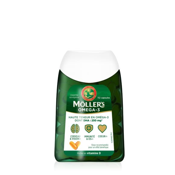 Om&eacute;ga-3 double M&ouml;ller's - boite de 112 capsules
