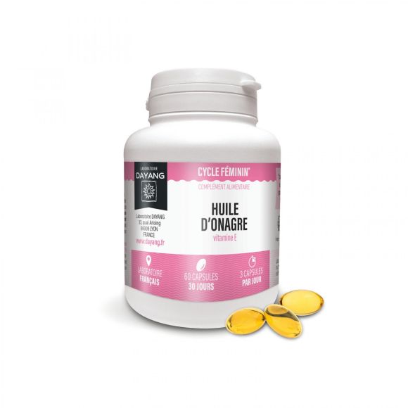 Onagre confort f&eacute;minin Dayang - Boite de 180 capsules