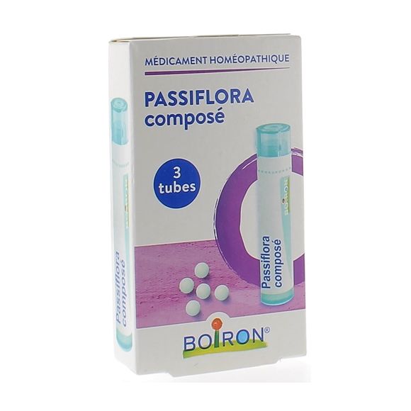 PASSIFLORA compos&eacute; granules Boiron - 3 tubes de 4g
