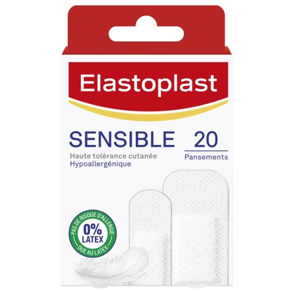 Pansement Sensible Elastoplast - bo&icirc;te de 20 pansements