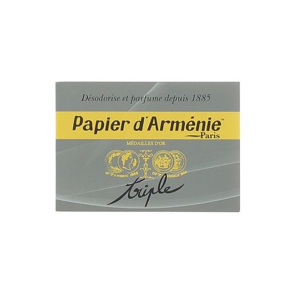 Papier d'arm&eacute;nie triple carnet - 36 lamelles