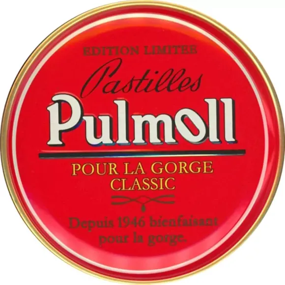 Pastilles Classic &eacute;dition r&eacute;tro Pulmoll - bo&icirc;te de 75 g
