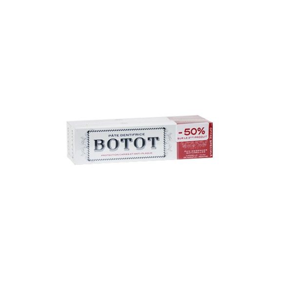 P&acirc;te de dentifrice aux essences naturelles Botot - 2 tubes de 75ml