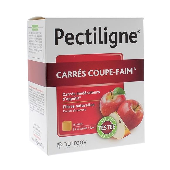 Pectiligne coupe faim Nutreov - boite de 15 carr&eacute;s
