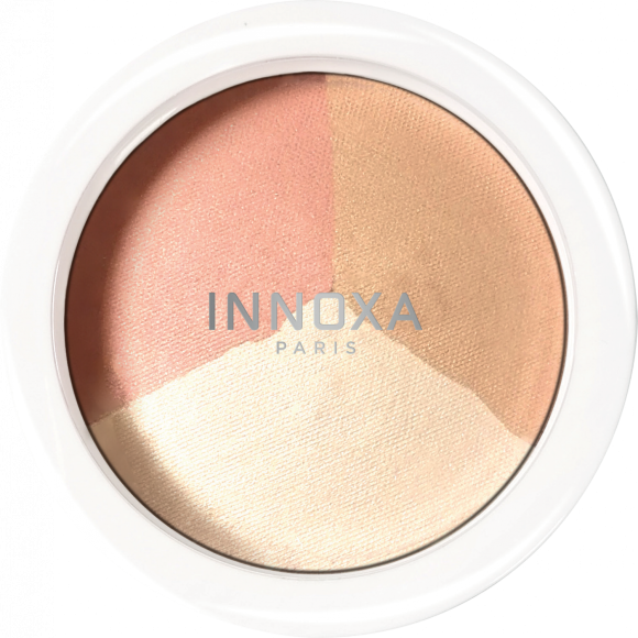 Poudre trio Teinte clair Innoxa - bo&icirc;tier de 6,5g