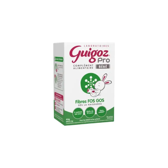 Pro Fibres FOS GOS b&eacute;b&eacute; Guigoz - bo&icirc;te de 20 sachets de 2,2g