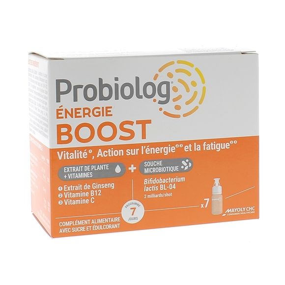 Probiolog Energie boost Mayoly Spindler - bo&icirc;te de 7 shots